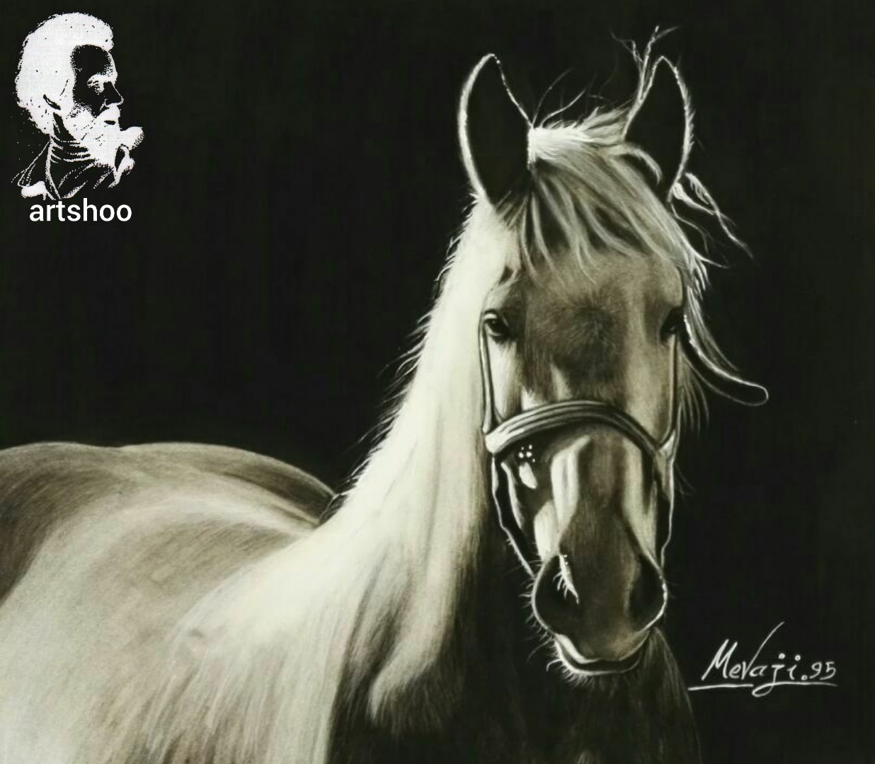 نقاشی سیاه قلم